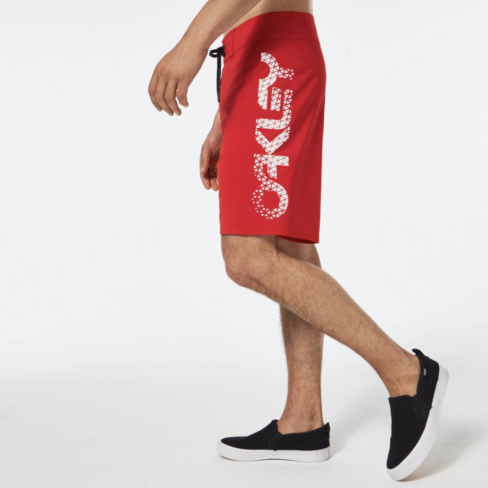 Oakley Sideways B1B 19" Boardshort in Red Line