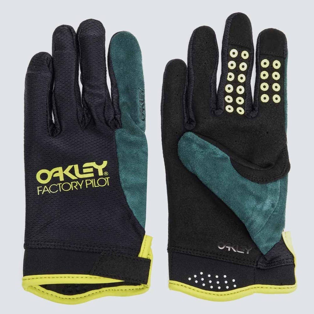 Oakley All Mountain MTB Glove in Black/Bayberry