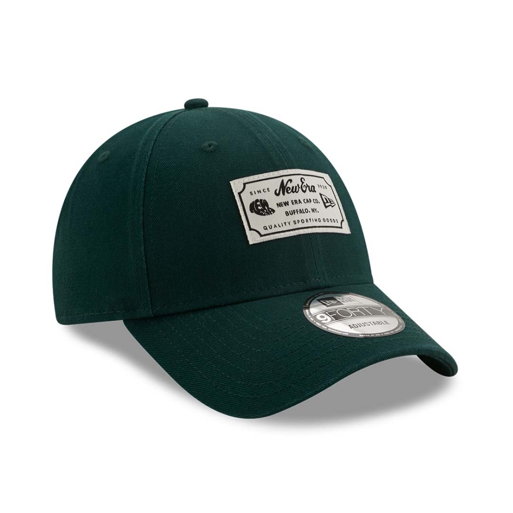 New Era Heritage Patch Green 9FORTY Cap