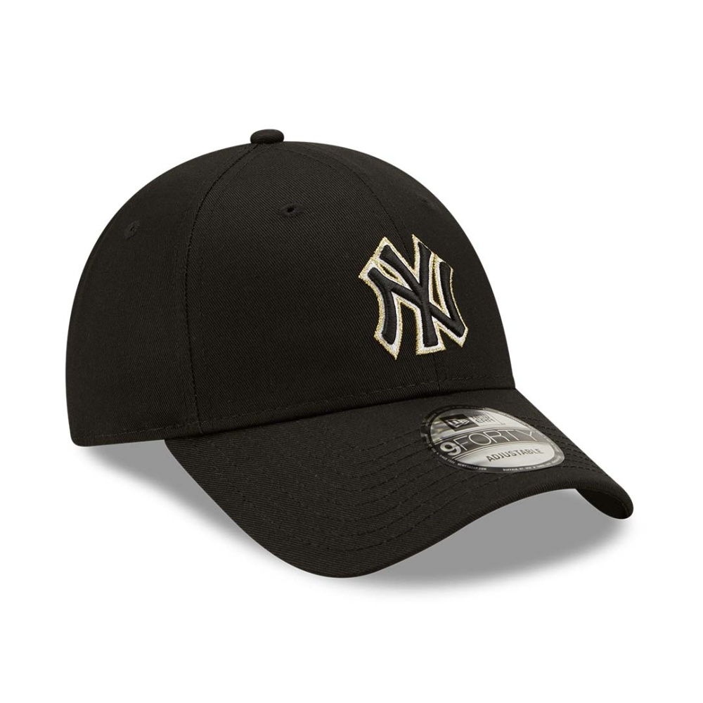 New Era New York Yankees Metallic Pop Black 9FORTY Cap