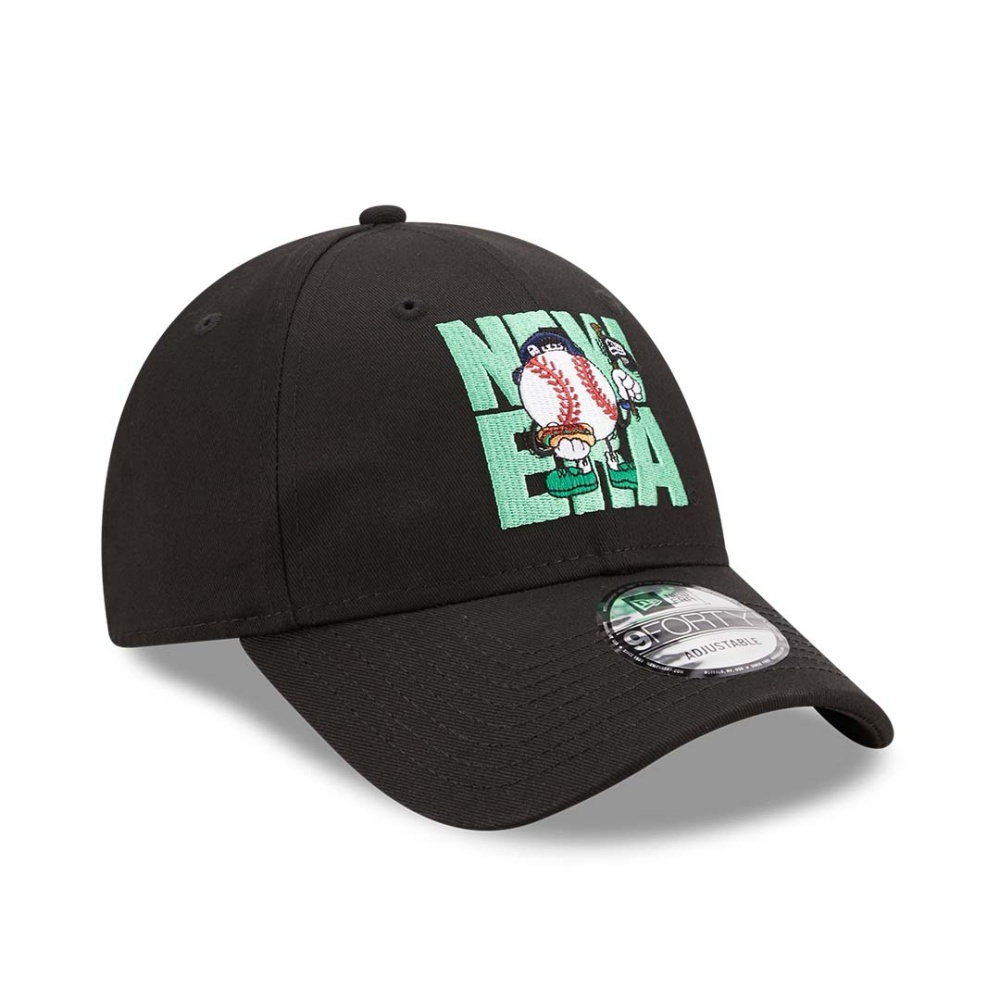 New Era Camp Patch Black 9FORTY Cap