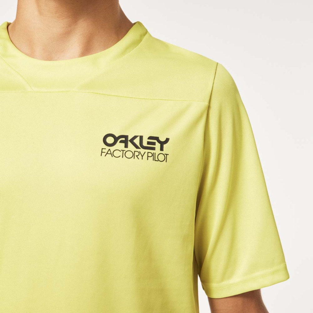 Oakley Factory Pilot Lite MTB Jersey T-Shirt in Sulphur