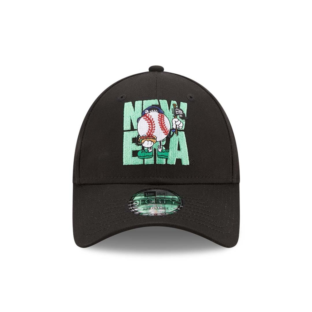 New Era Camp Patch Black 9FORTY Cap
