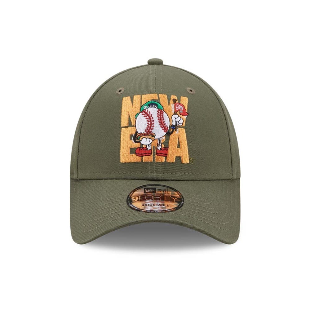 New Era Camp Patch Khaki 9FORTY Cap