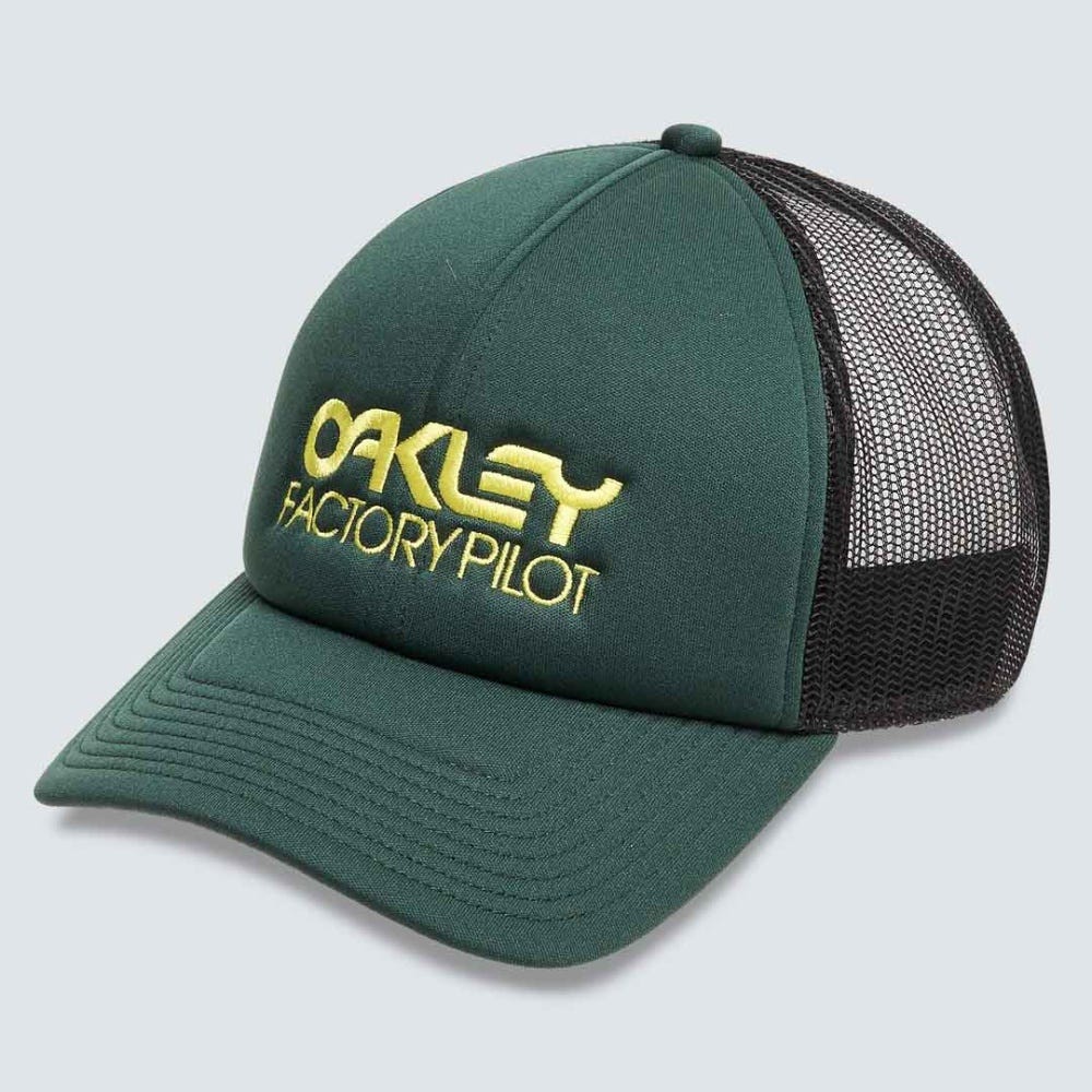 Oakley Factory Pilot Trucker Cap in Hunter Green