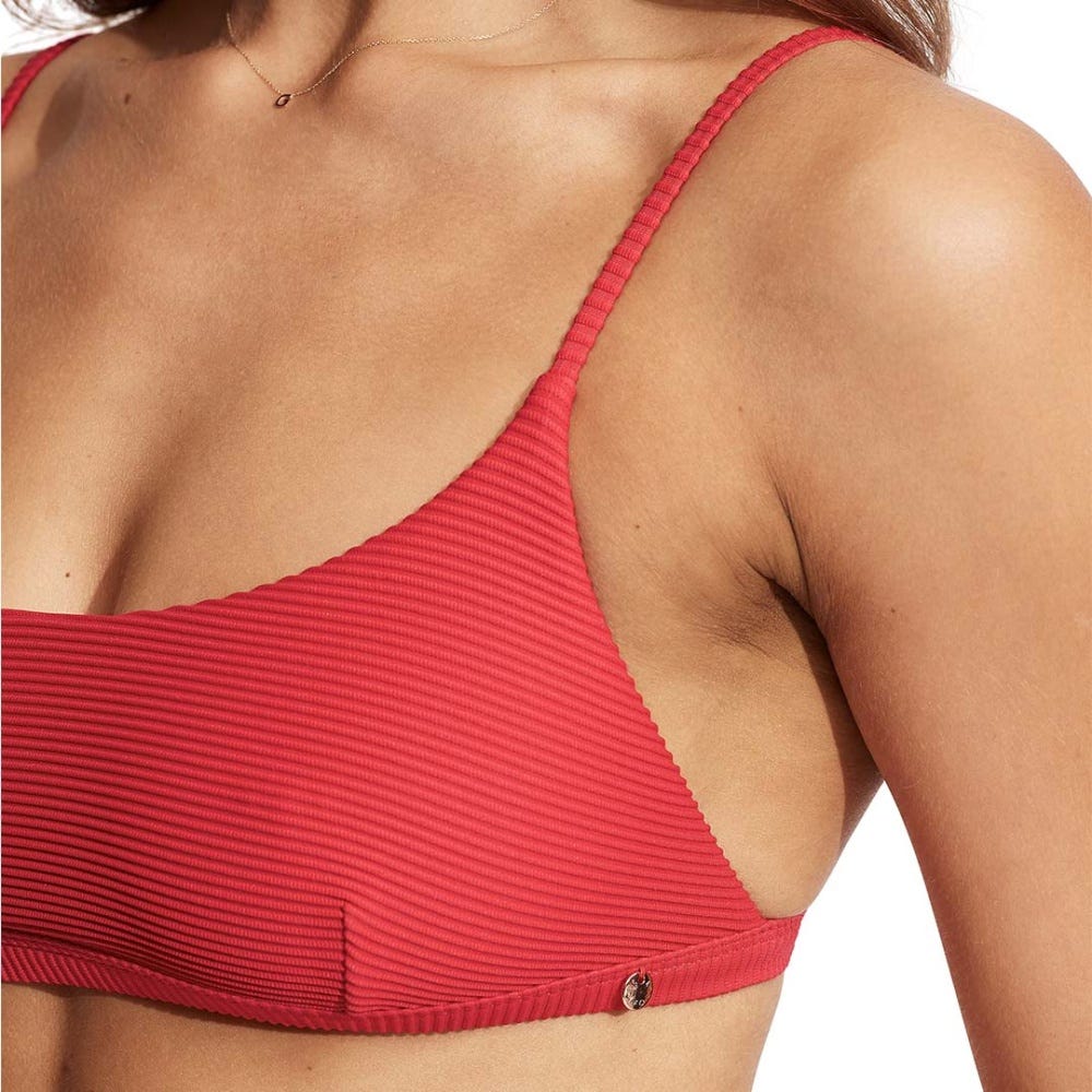 Seafolly Essentials Bralette Bikini Top in Chilli