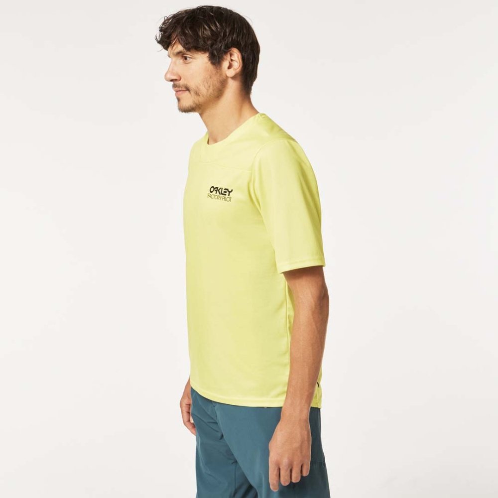 Oakley Factory Pilot Lite MTB Jersey T-Shirt in Sulphur