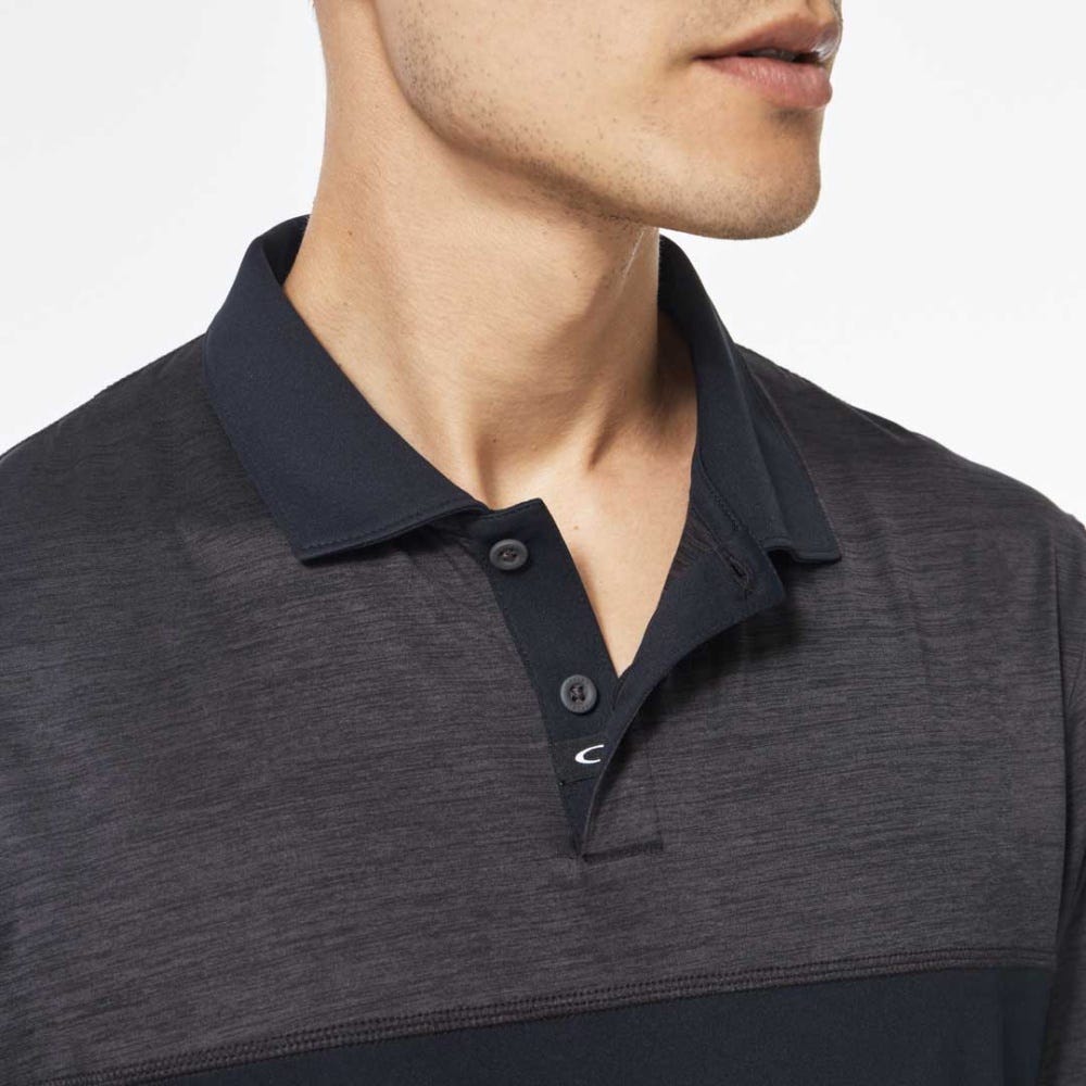 Oakley Contender Sport Block Polo in Blackout