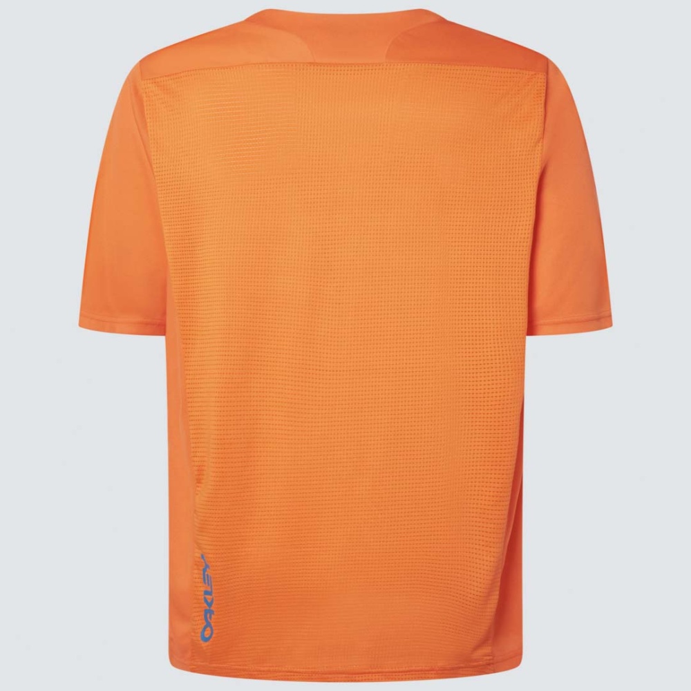 Oakley Factory Pilot Lite MTB Jersey T-Shirt in Scarlet Ibis