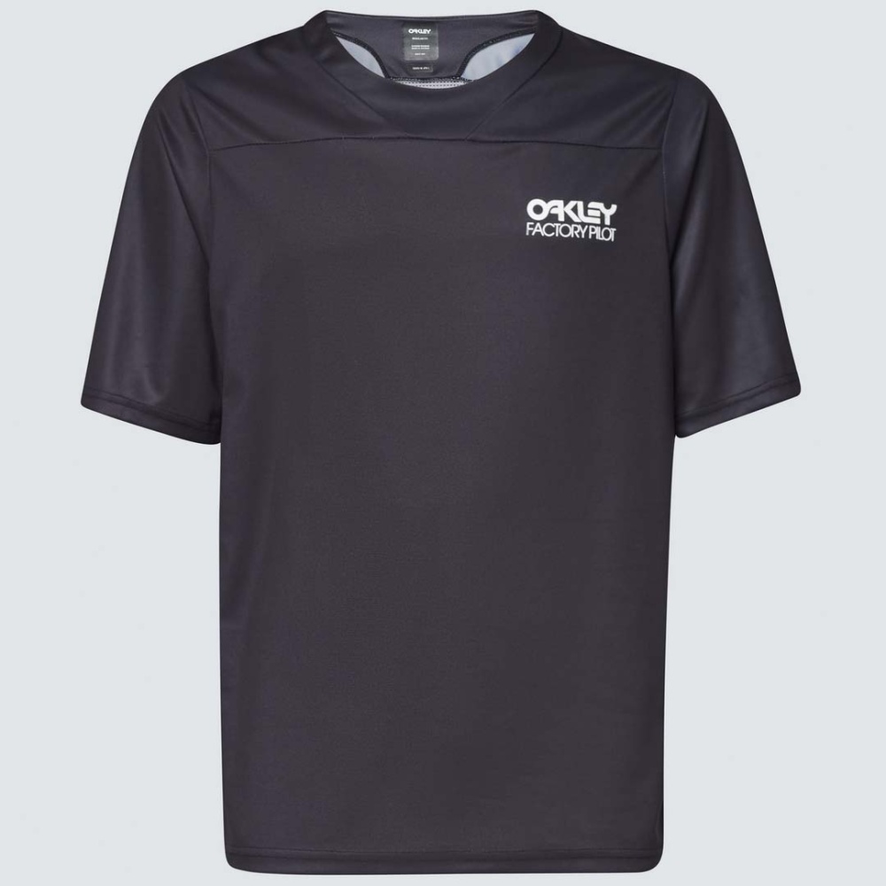 Oakley Factory Pilot Lite MTB Jersey T-Shirt in Blackout