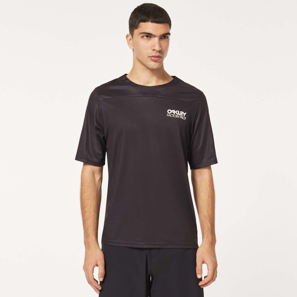 Oakley Factory Pilot Lite MTB Jersey T-Shirt in Blackout