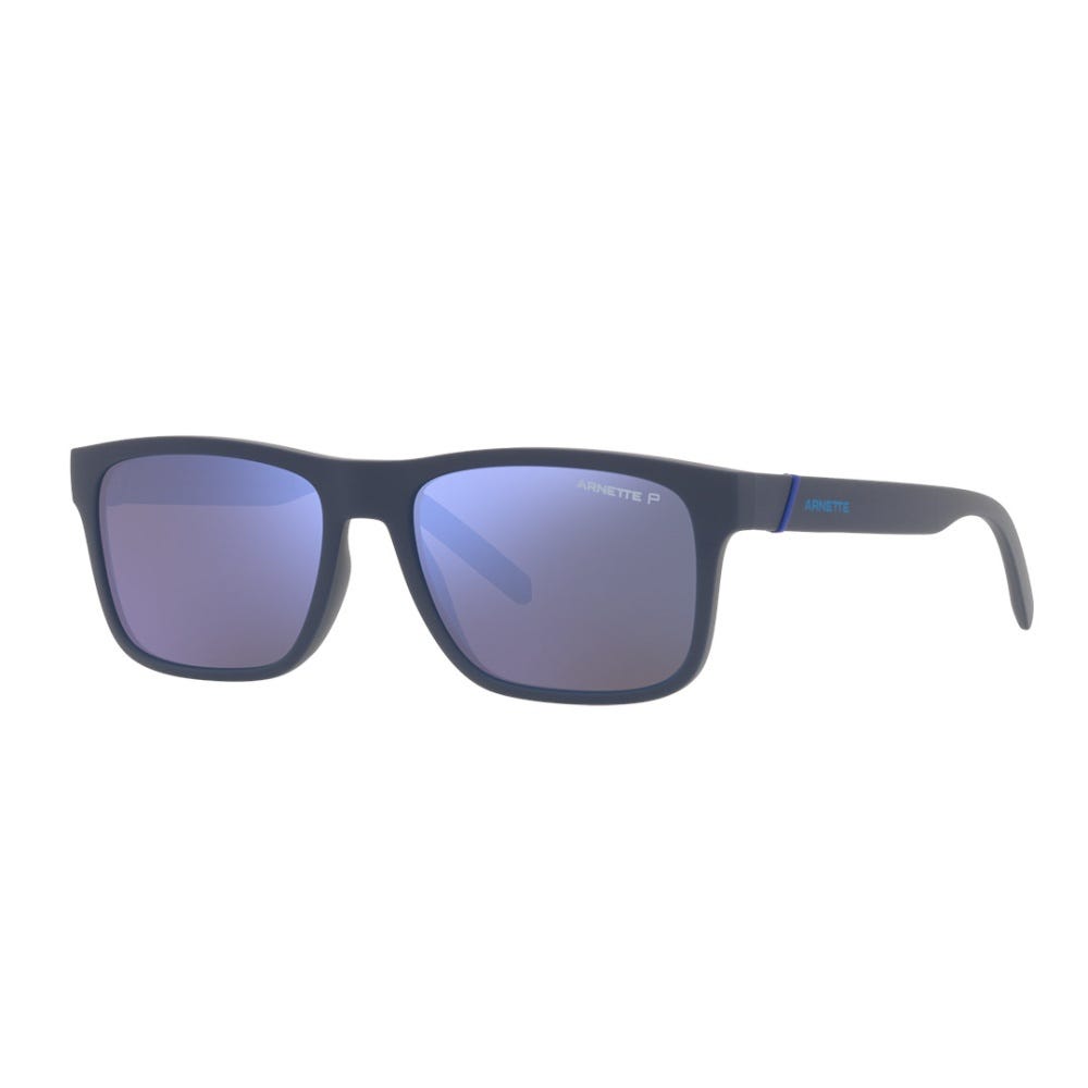 Arnette BANDRA AN4298 275922 Sunglasses in Matte Navy Blue Frame, Dark Grey Mirror Water Polarized Lenses