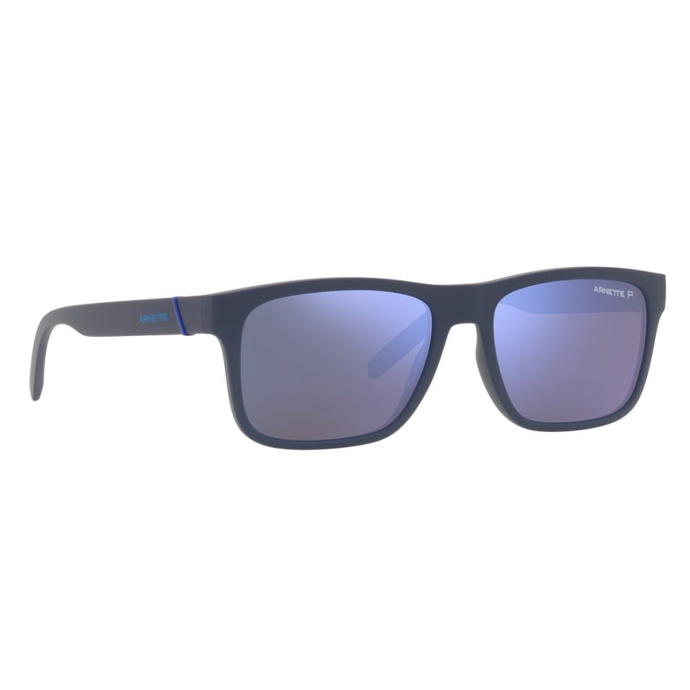 Arnette BANDRA AN4298 275922 Sunglasses in Matte Navy Blue Frame, Dark Grey Mirror Water Polarized Lenses
