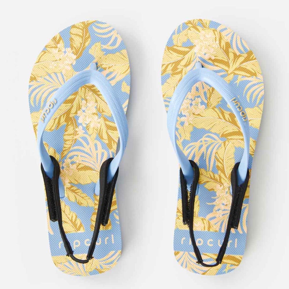 Rip Curl Namotu Flip Flops for Girls in Blue