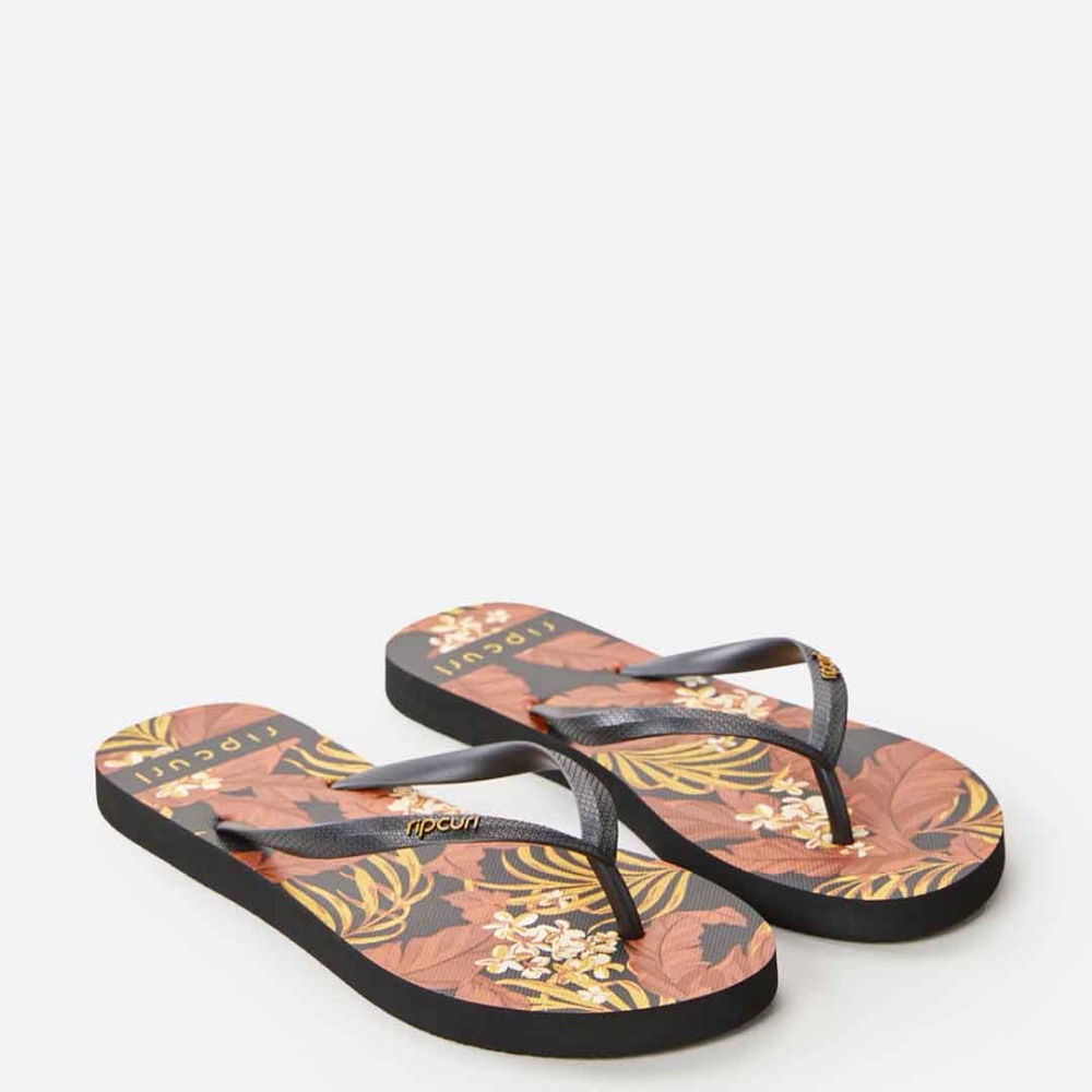 Rip Curl Namotu Flip Flops for Women in Black