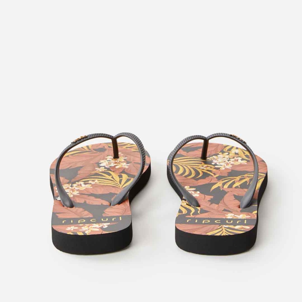 Rip Curl Namotu Flip Flops for Women in Black
