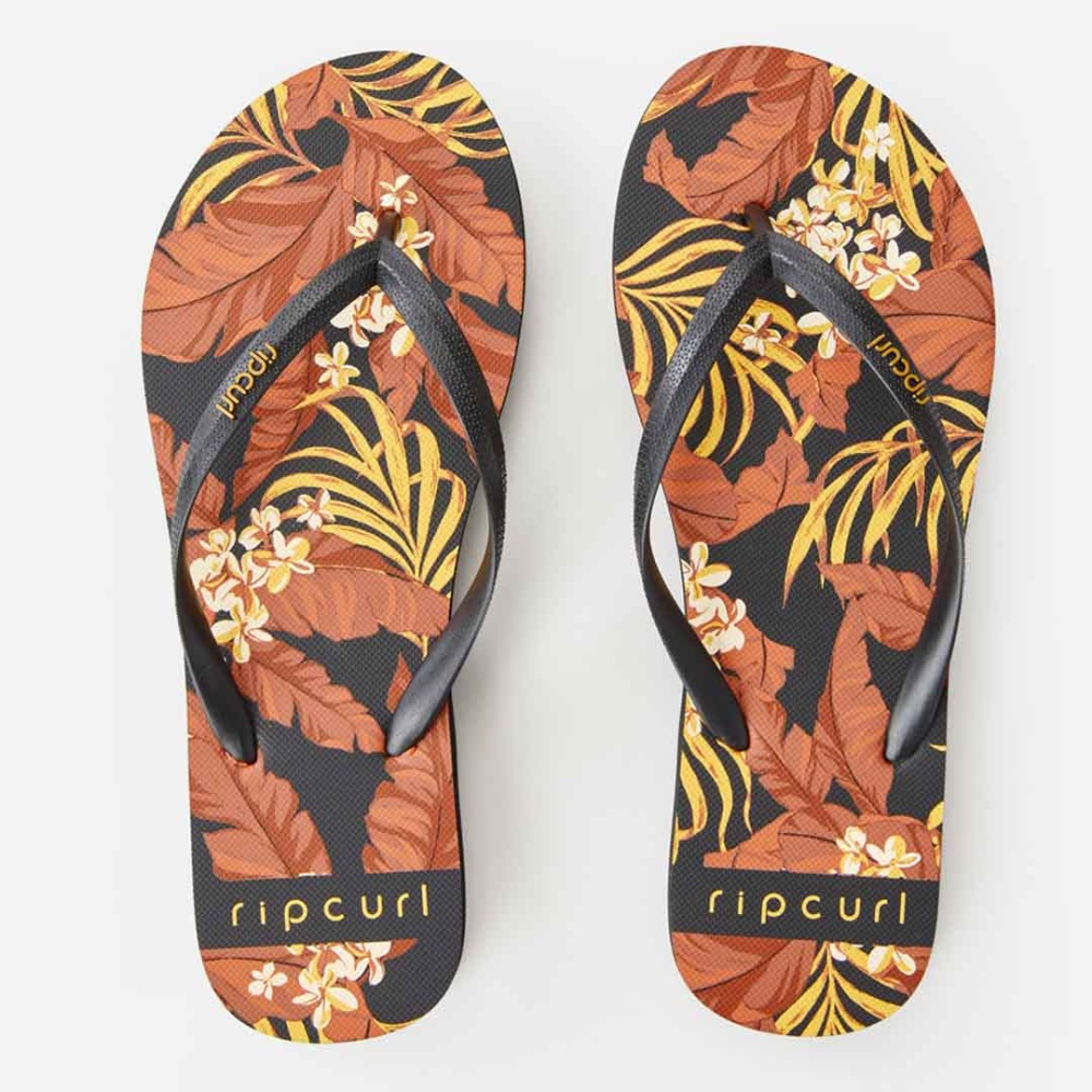 Rip Curl Namotu Flip Flops for Women in Black
