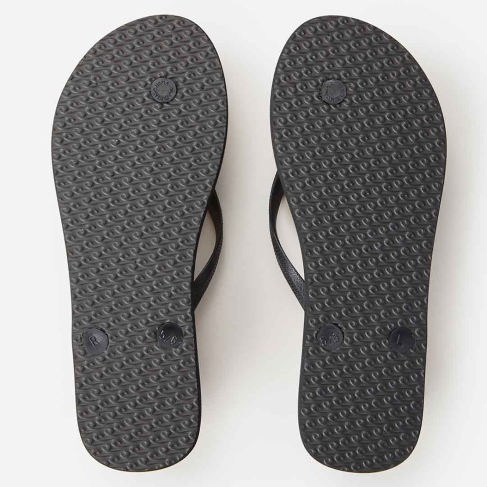 Rip Curl Namotu Flip Flops for Women in Black