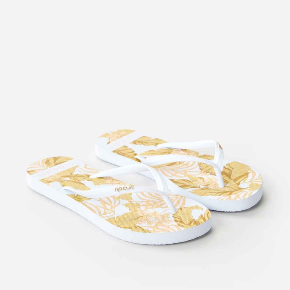 Rip Curl Namotu Flip Flops for Women in White