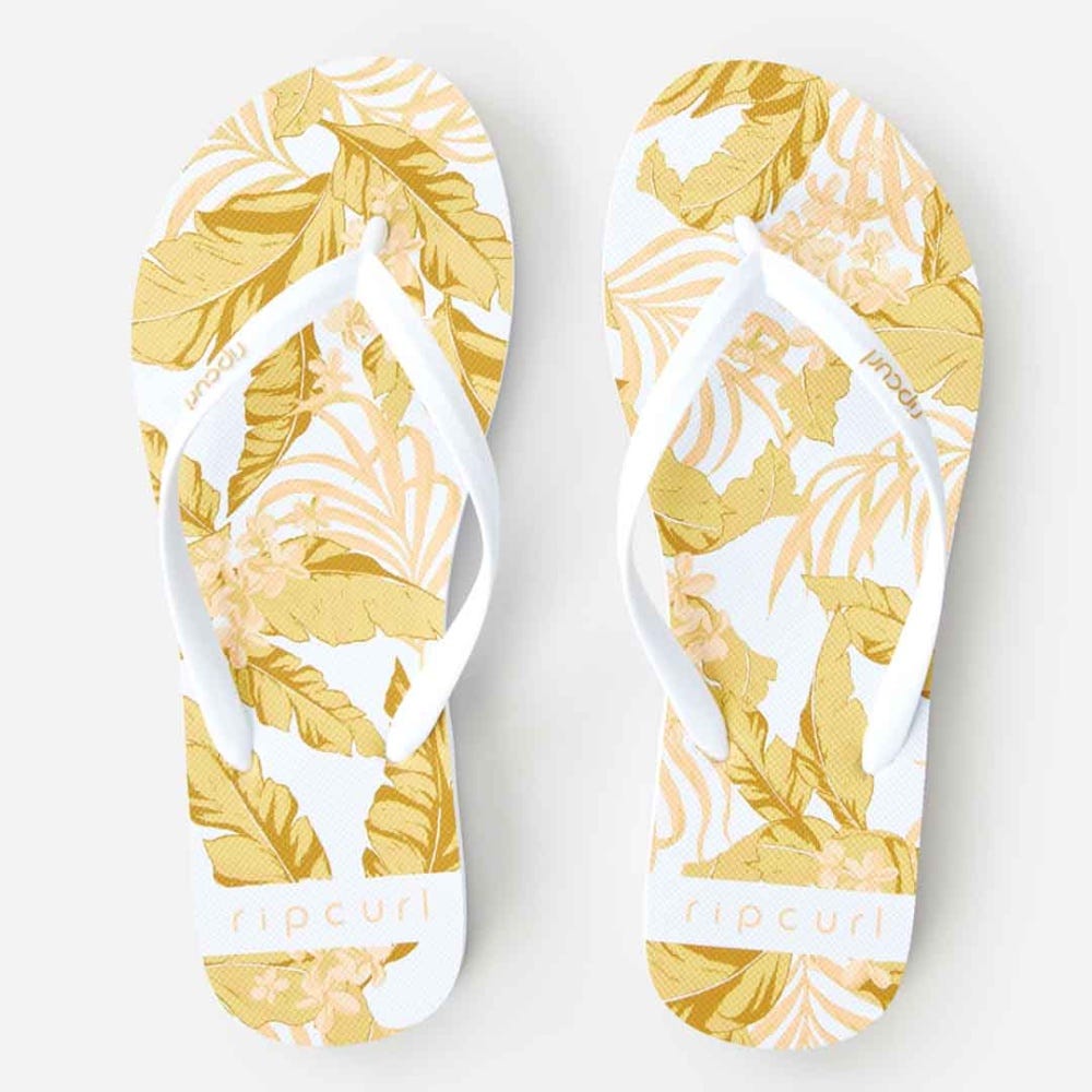Rip Curl Namotu Flip Flops for Women in White