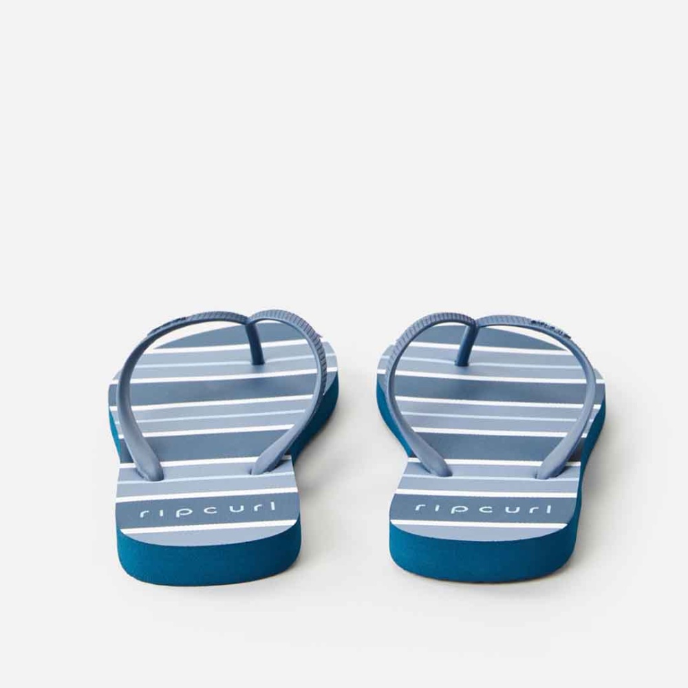 Rip Curl Nomad Stripe Flip Flops for Women in Blue