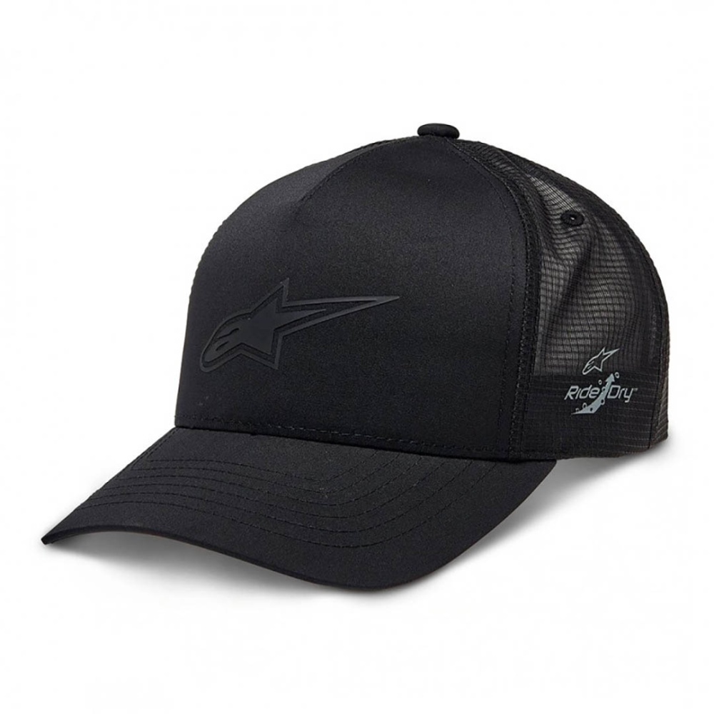 Alpinestars Advantage Tech Trucker Cap in Black/Black