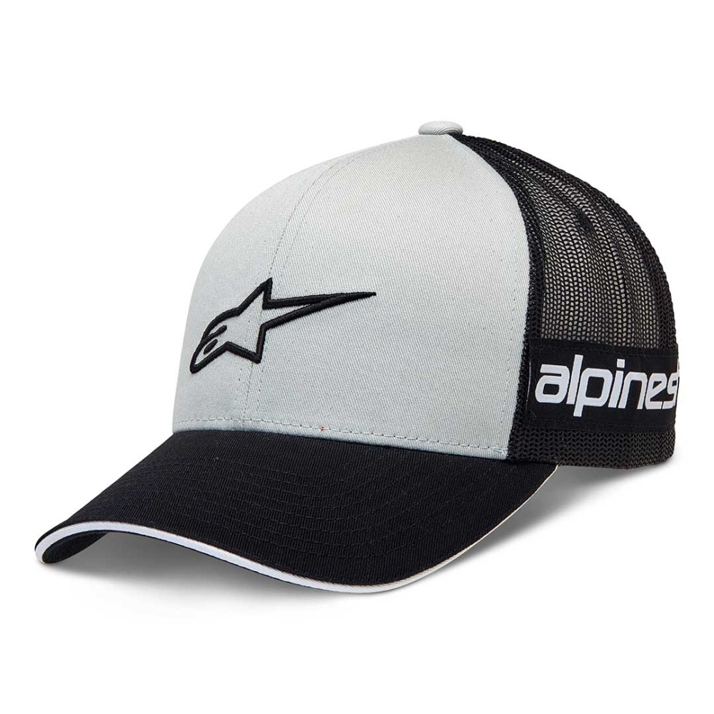 Alpinestars Back Straight Cap in Silver/Black
