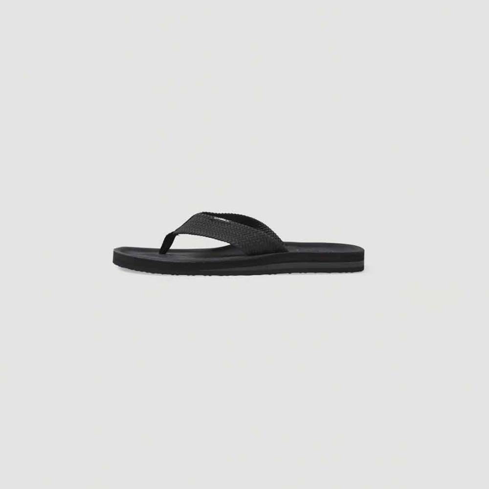 O'Neill Chad Logo Sandals in Black Out