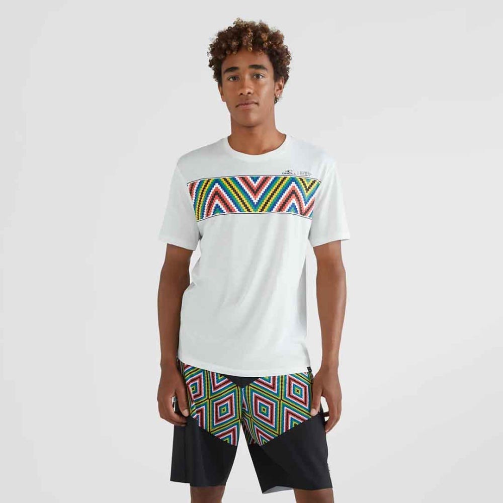 O'Neill Surfers Not Street Children Band T-Shirt in Snow White