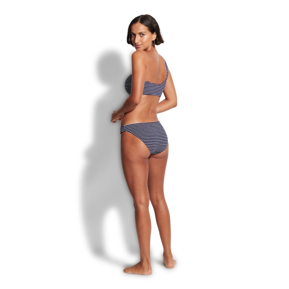 Seafolly Seaside Stripe One Shoulder Bikini Top