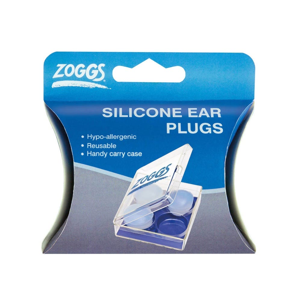 Zoggs Silicone Moldable Earplugs in White