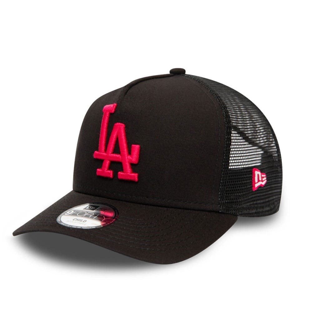 New Era LA Dodgers League Essential Kids Black 9Forty Trucker Cap