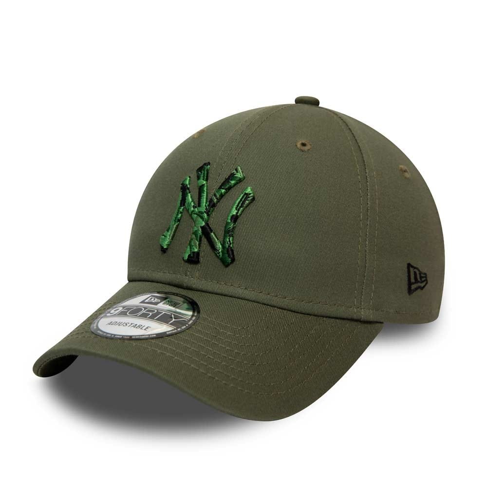 New Era New York Yankees Camo Logo Khaki 9Forty Cap