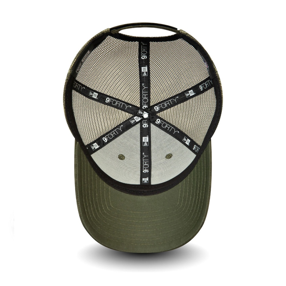 New Era La Dodgers Home Field Camo Khaki 9Forty Trucker Cap