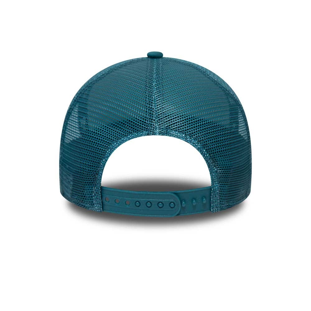 New Era New York Yankees League Essential Blue A-Frame Trucker Cap