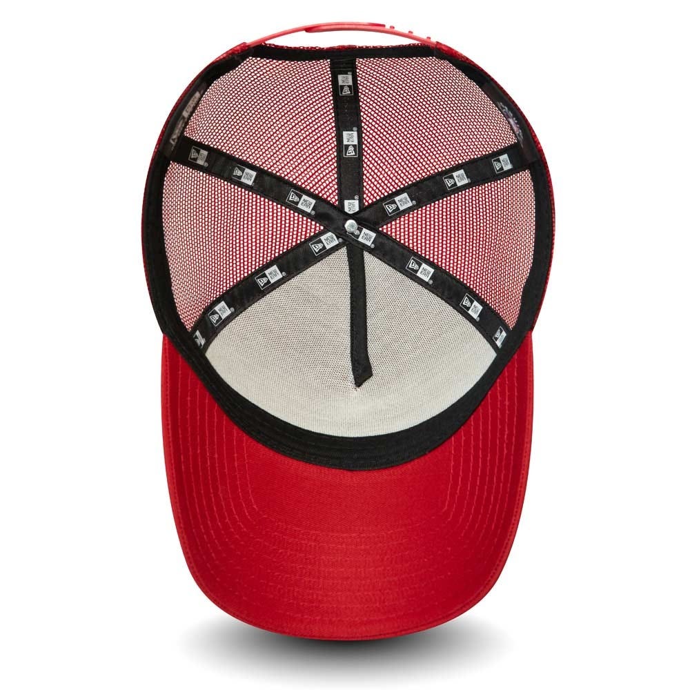 New Era La Dodgers League Essential Red A-Frame Trucker Cap