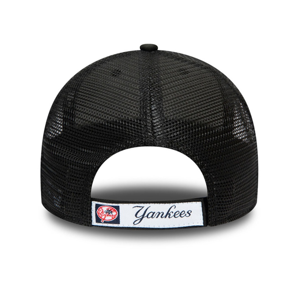New Era NY Yankees Home Field Camo Kids Black A-Frame Trucker Cap