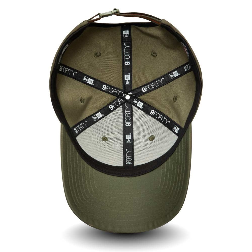New Era La Dodgers Stack Logo Khaki 9Forty Cap