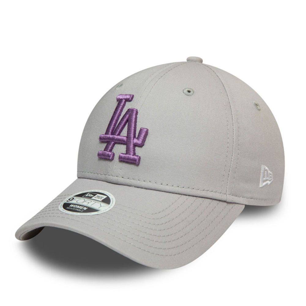 New Era LA Dodgers League Essential Womens Grey 9Forty Cap