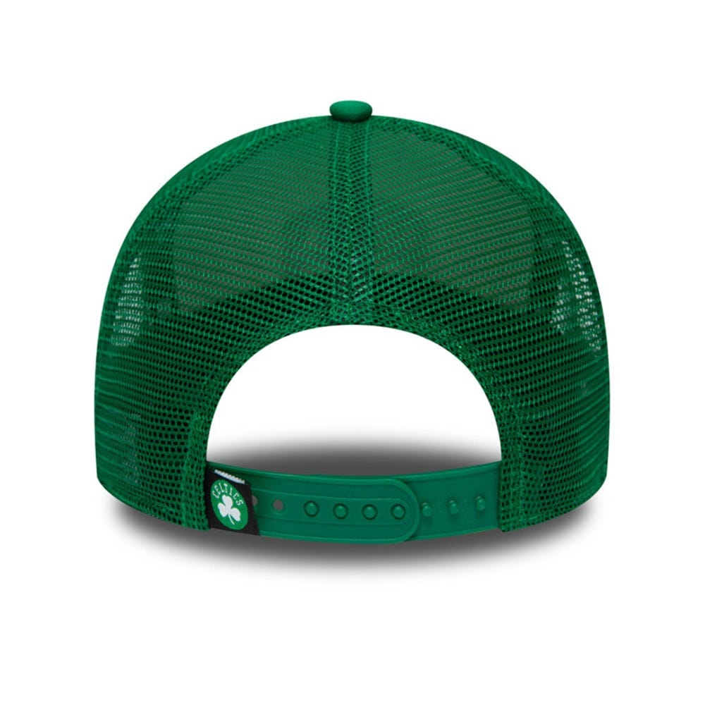 New Era Boston Celtics Team Arch Green 9Forty A-Frame Trucker Cap