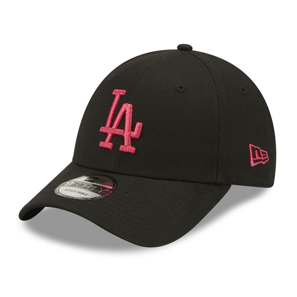 New Era LA Dodgers Colour Essentials Black 9FORTY Adjustable Cap