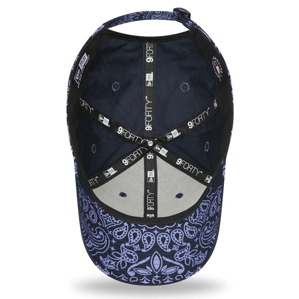 New Era New York Yankees Paisley Print Blue 9FORTY Adjustable Cap