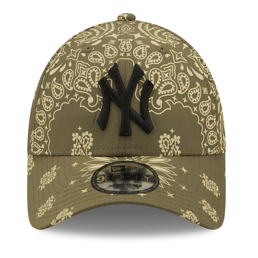 New Era New York Yankees Paisley Print Green 9FORTY Cap