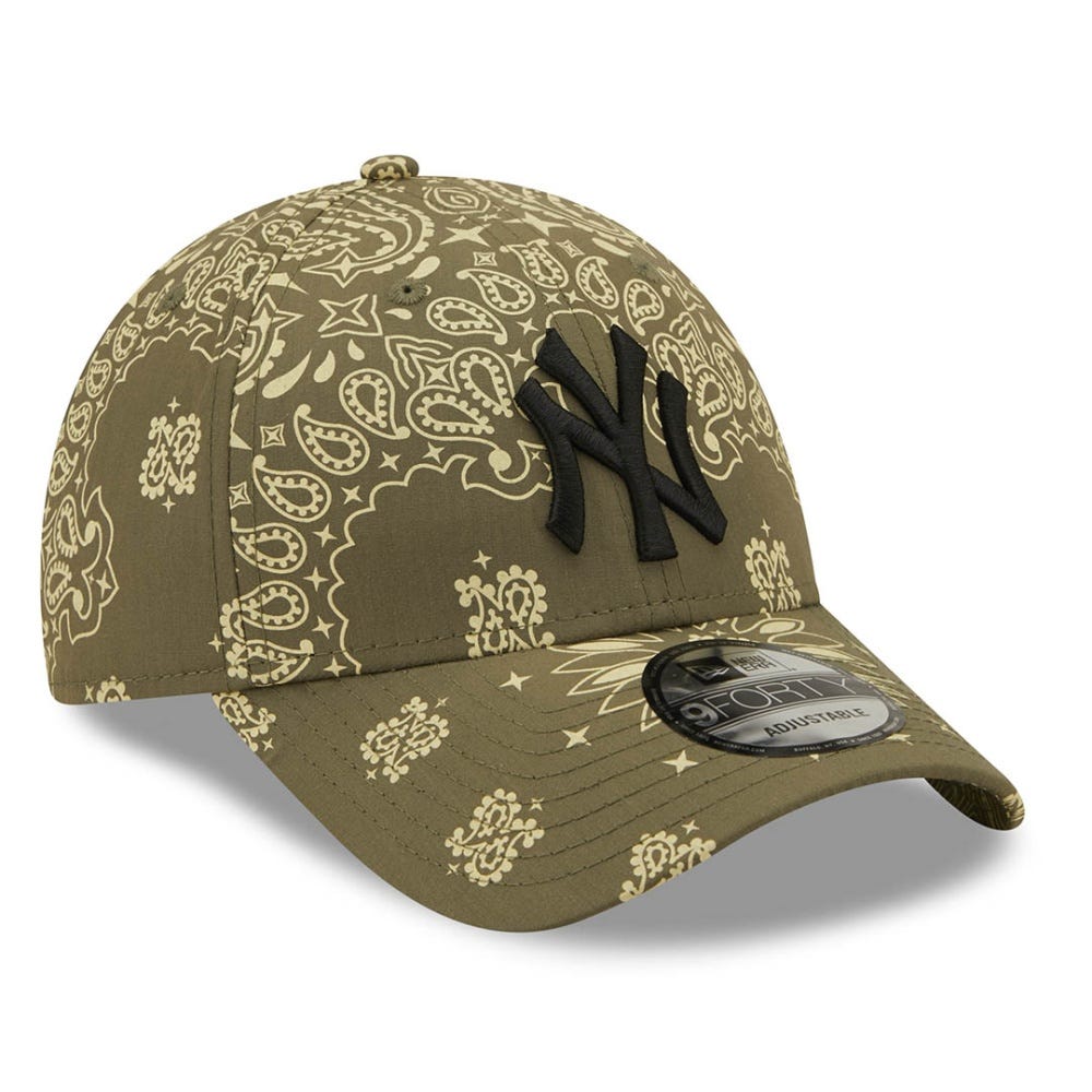 New Era New York Yankees Paisley Print Green 9FORTY Cap