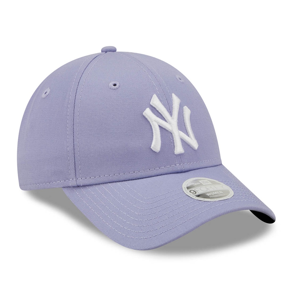 New Era New York Yankees League Essentials Womens Lavender 9FORTY Adjustable Cap