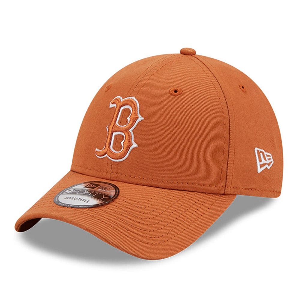 New Era Boston Red Sox League Essential Brown 9FORTY Adjustable Cap