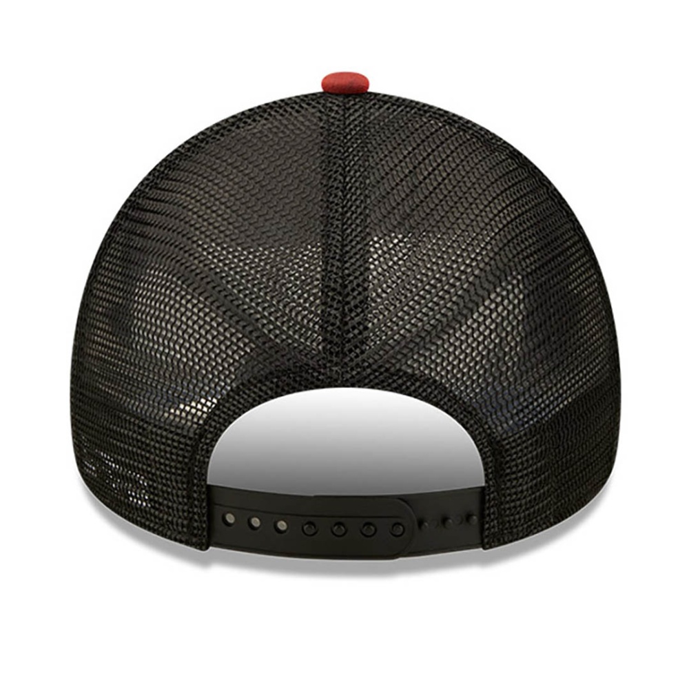 New Era Chicago Bulls Summer City Orange A-Frame Trucker Cap