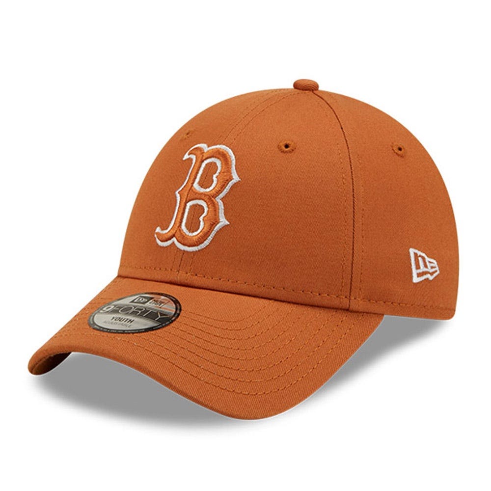 New Era Boston Red Sox League Essential Kids Brown 9FORTY Adjustable Cap