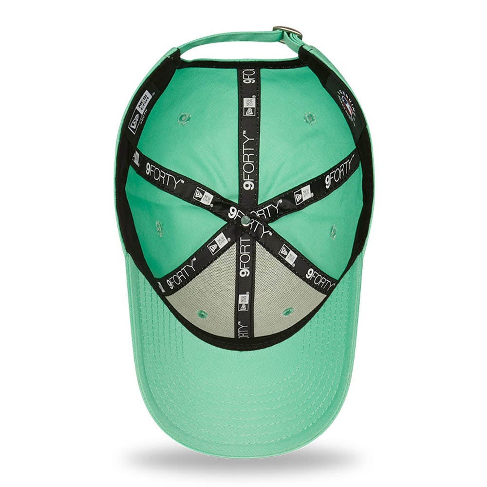 New Era LA Dodgers League Essential Kids Green 9FORTY Adjustable Cap