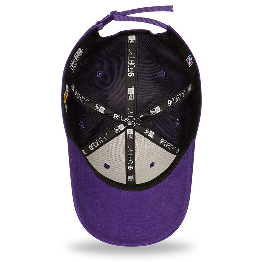 New Era LA Lakers Split Logo Purple 9FORTY Cap